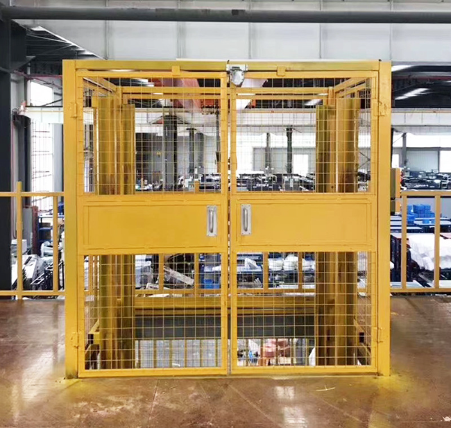 天水智能导轨式升降机亮相